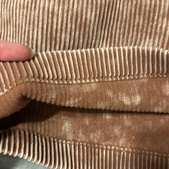 🤎NWOT Zenana Padded Ribbed Mineral Wash Crop Tank Top Sz S/M Nylon & Spandex - Picture 10 of 16